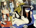 Les femmes d Alger Delacroix XIV 1955 Desnudo abstracto